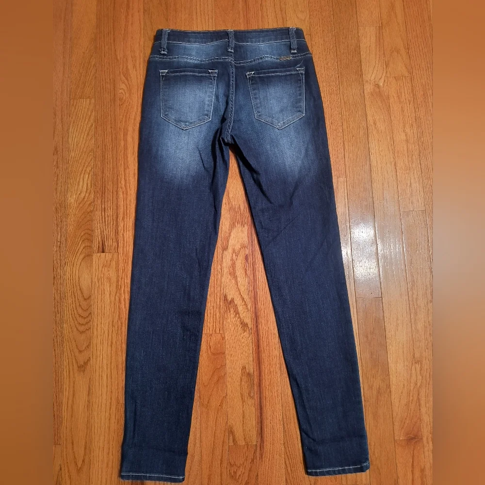 KanCan Midrise Skinny Jeans, Dark Wash, Women's Size 27/7, StyleKC7085LD - Picture 7 of 10